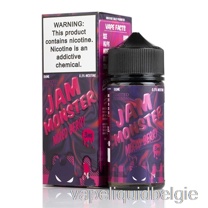 Vape België Gemengde Bessen - Jam Monster - 100ml 3mg